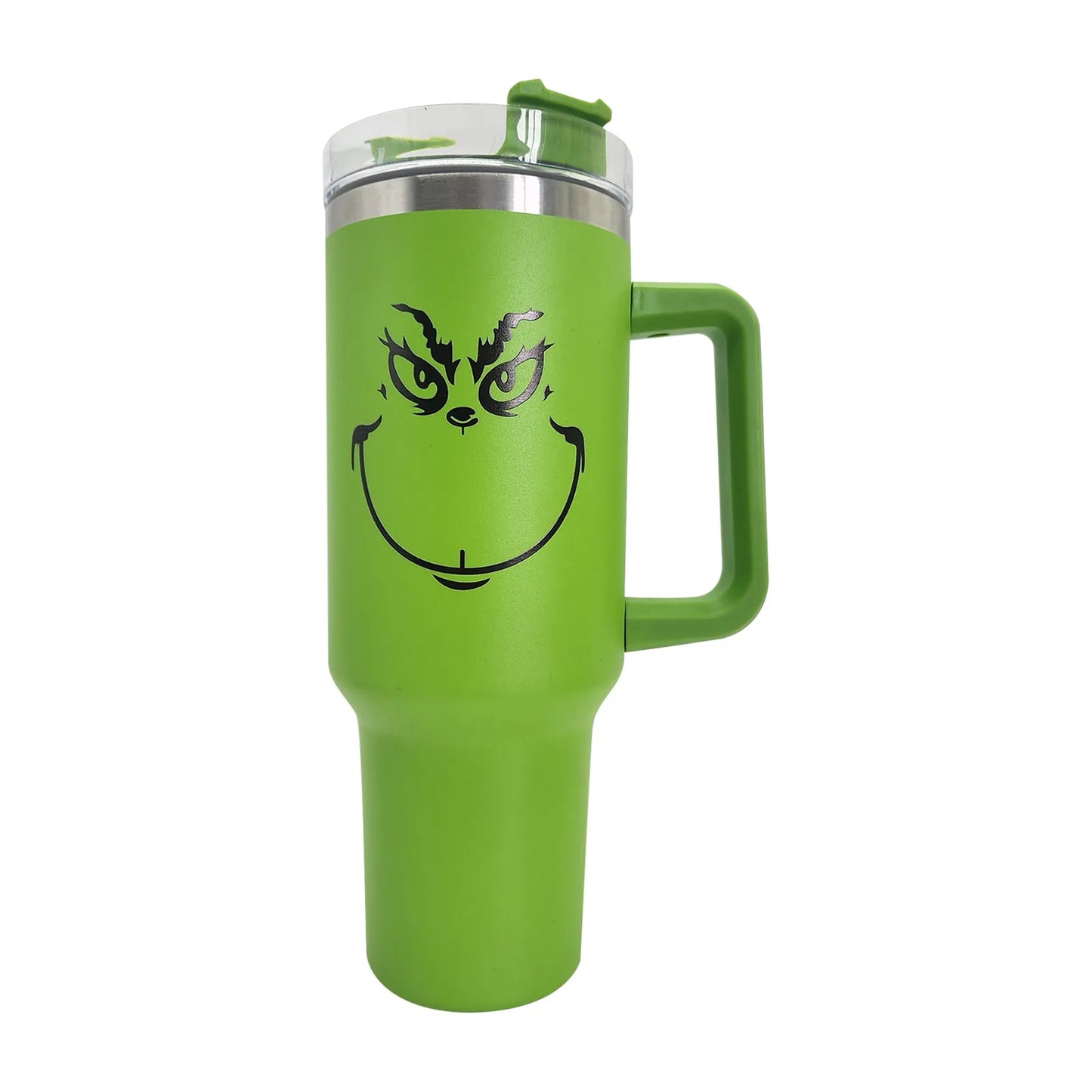 Christmas tumbler with handle