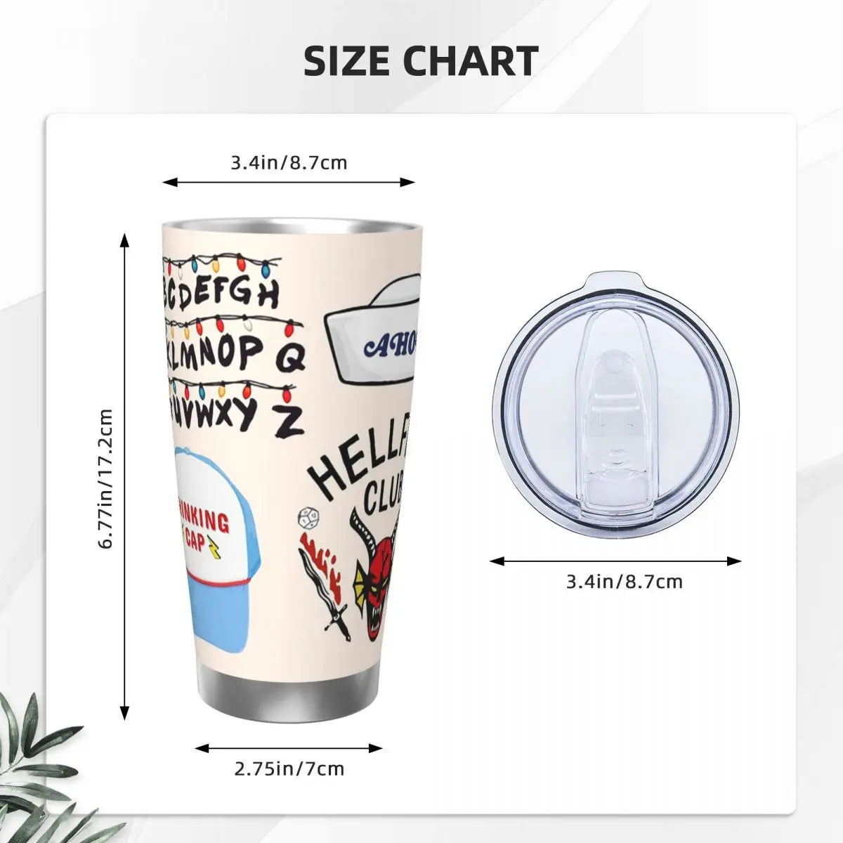 Stranger Sticker Stainless Steel