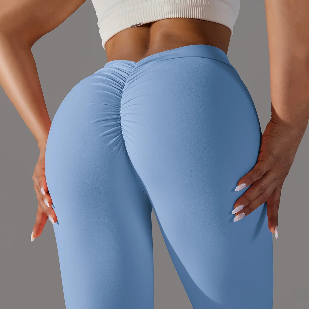 Yoga Leggings Back V Butt Sexy Leggings Women Yoga Pants Fitness Workout Gym Running Leggings High Waist Active Wear Tight Pants