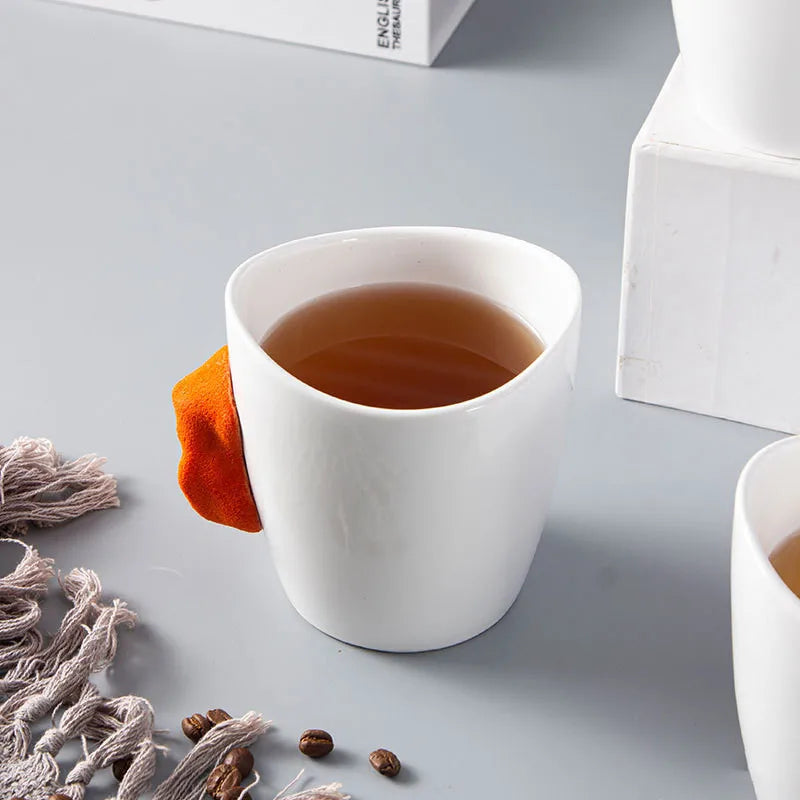 Funny Coffee Climbing Mug Large-capacity High-value Mug Ins Souvenir Creative Ceramic Mug