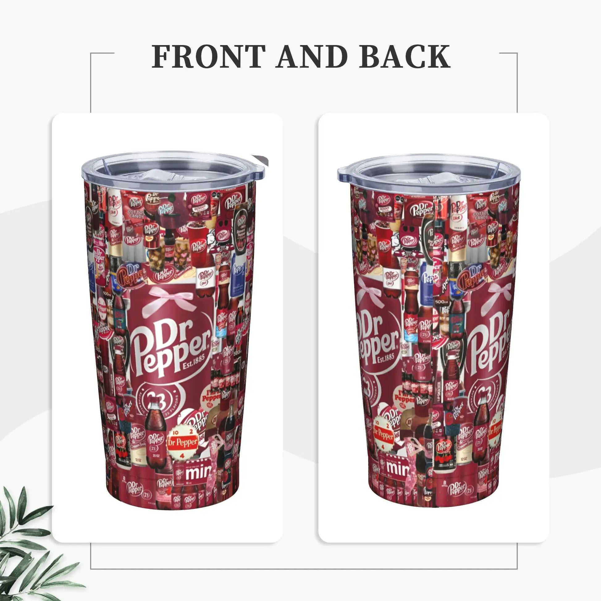 Dr Pepper insulated tumbler