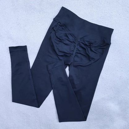 Low Ribbed Waistband Sports Tights