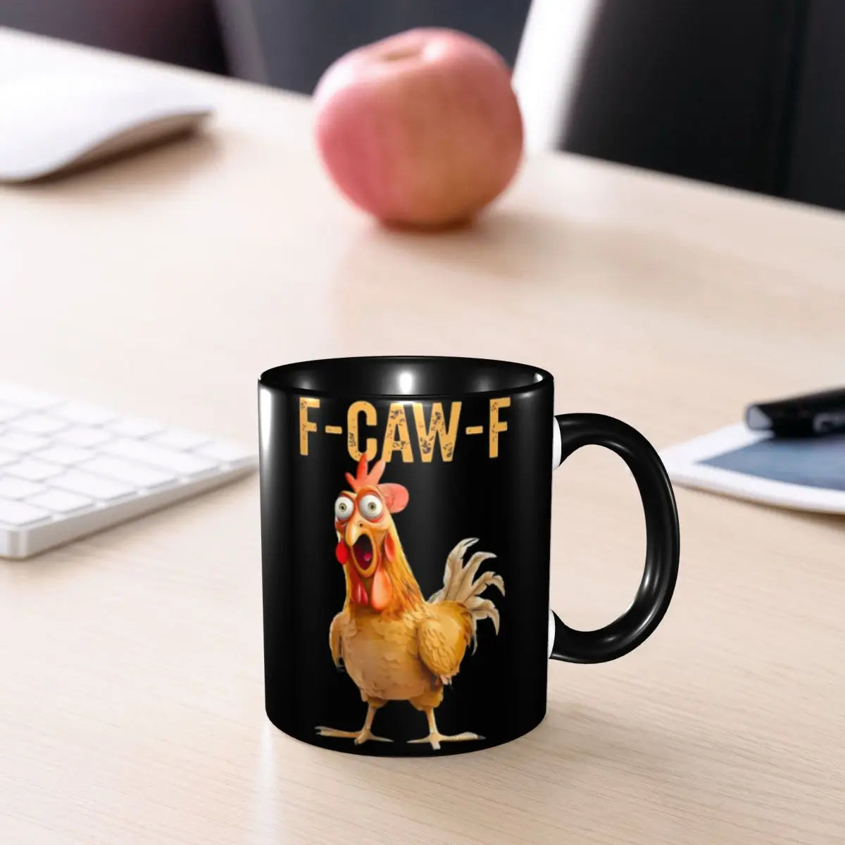 Funny F-Caw-F Chicken FCAWF Coffee Mugs Funny Cup For Bedroom