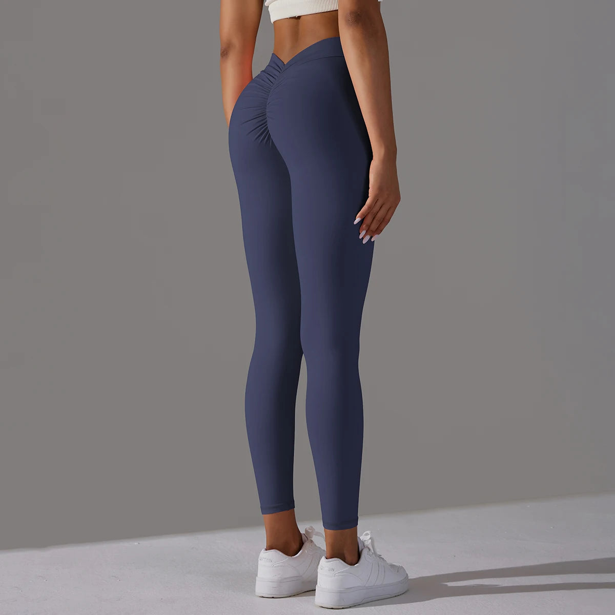 Yoga Leggings Back V Butt Sexy Leggings Women Yoga Pants Fitness Workout Gym Running Leggings High Waist Active Wear Tight Pants