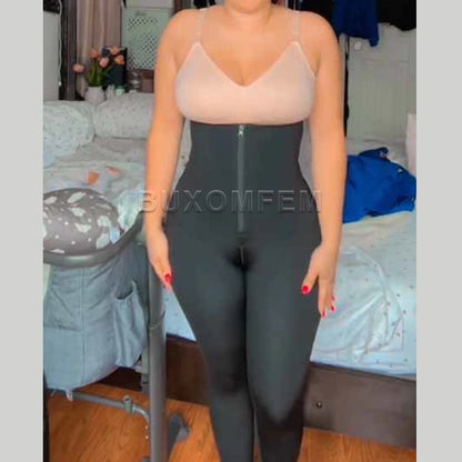 Shaped Up Seamless High Waisted Leggings for Women Front-Zipper Elastic Yoga Pants 2025 Women's Modeling Sexy Underwear Bottoms