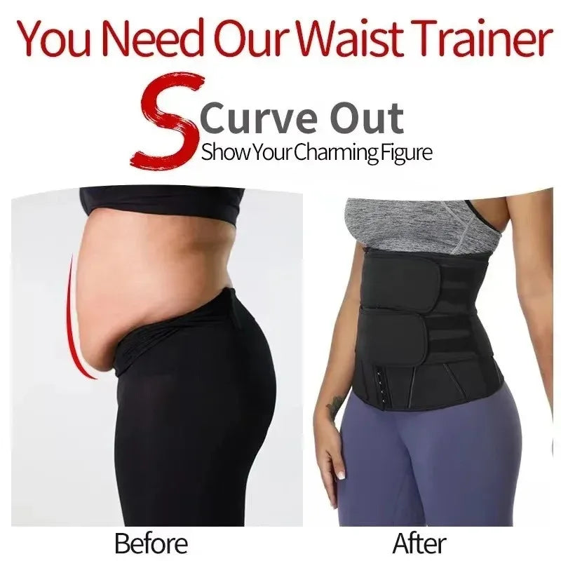 Waist Trainer Neoprene Sauna Belt for Women