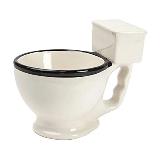 Toilet Mug, Funny 280ml Ceramic Coffee Tea Cup Mug in the Shape of a Toilet – Perfect for Home or Office, Great Mug Gift