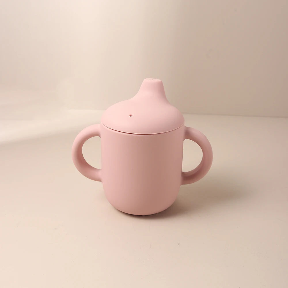 180ML Baby Silicone Sippy Cup