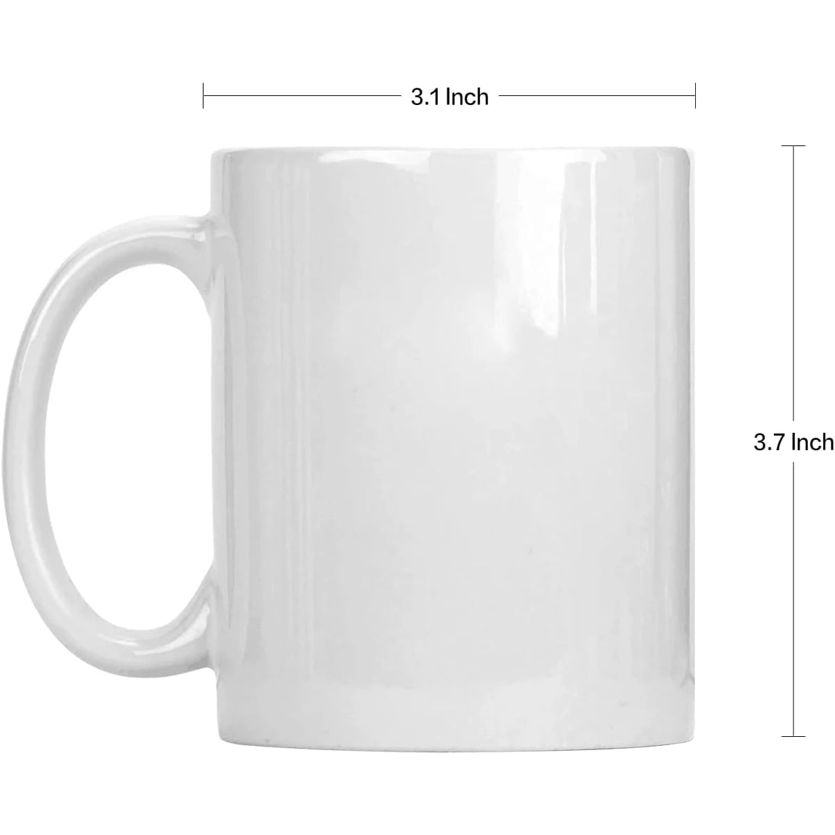 Middle Finger Cup Ceramic Mug Personalized Middle White Funny Coffee Milk Water Tea Cup with Handle for Party April Fool's Day