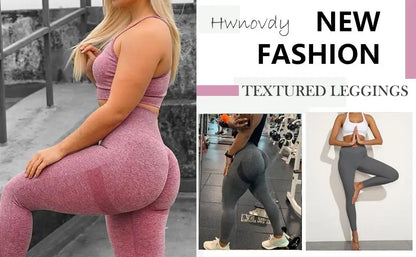 Gradient Leggings Fitness Women High Waist Workout  Jogging Leggins Push Up Pants Gym Tights Stretch Energy Sportswear