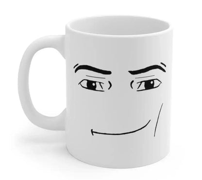 Game Inspired man Face Mug Funny Men or Woman Faces Coffee Mug Cute Gamer Birthday Gift Back To School Mug
