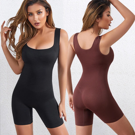 Seamless Postpartum Faja Bodysuit
