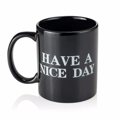 Funny Middle Finger mugs,Have a Nice Day Coffee Mug Creative Cup for Coffee Milk Tea Cups,Ceramic Coffee Porcelain Tea Cup Gift