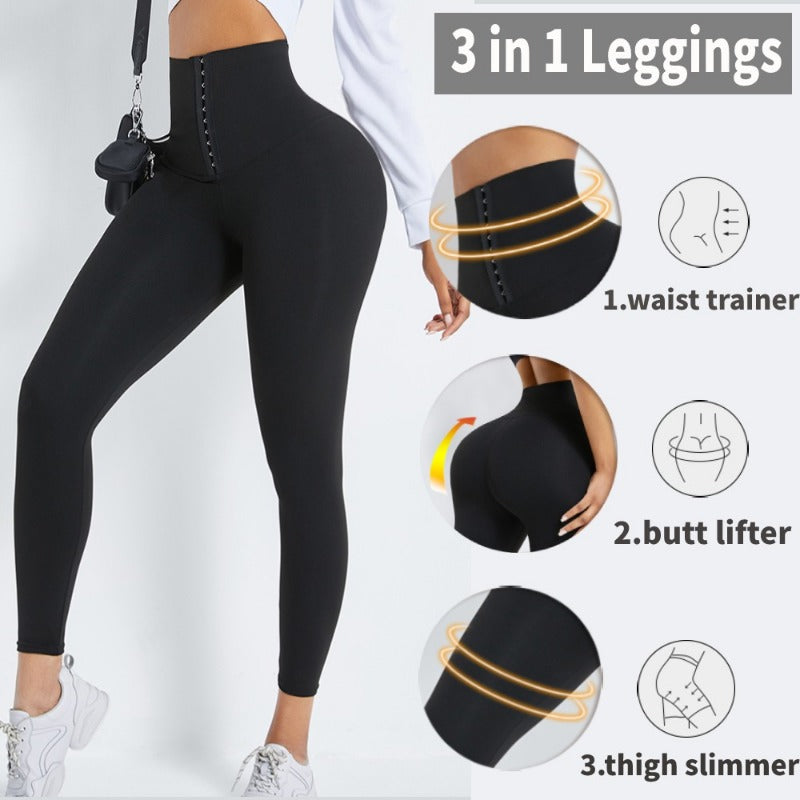 Body Shaper Pants Sauna Shapers Hot Sweat Sauna Effect Slimming Pants Fitness Short Shapewear Workout Gym Leggings Fitness Pants
