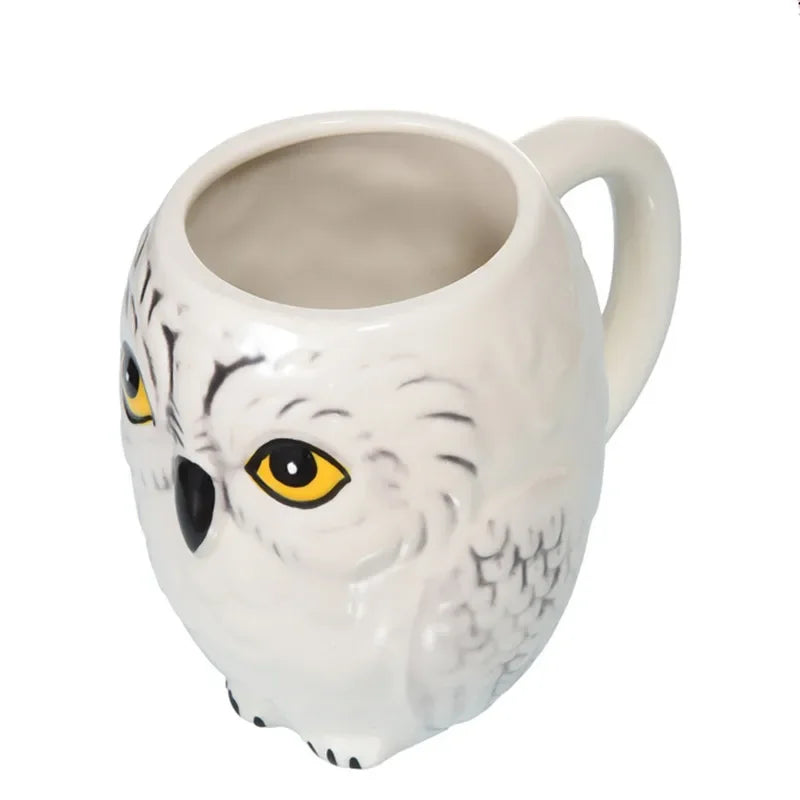 Owl Ceramic Mug 3D Animal Shape Coffee Milk Juice Breakfast Cup Personality Creative Gift Graduation Friends Gift