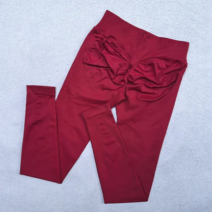 Low Ribbed Waistband Sports Tights