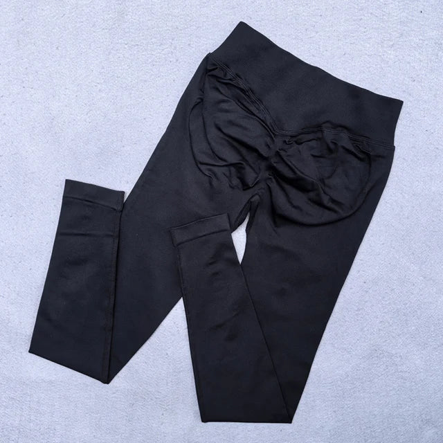 Low Ribbed Waistband Sports Tights